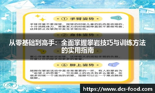从零基础到高手：全面掌握攀岩技巧与训练方法的实用指南
